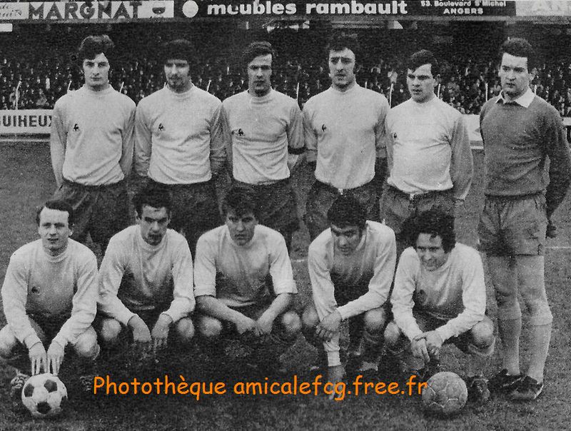 06 avril 1969 1/4 finale retour à ANGERS 06 avril 1969 1/4 finale retour à ANGERS