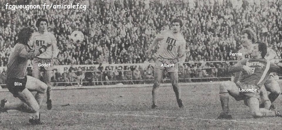 1976-77 Coupe de France - 32ème finale contre LYON