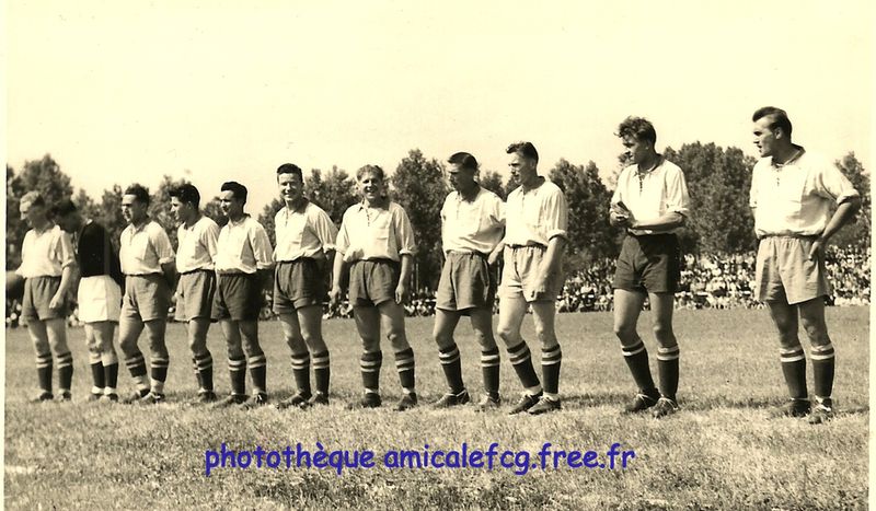 1952 Finale CFA contre BORDEAUX
