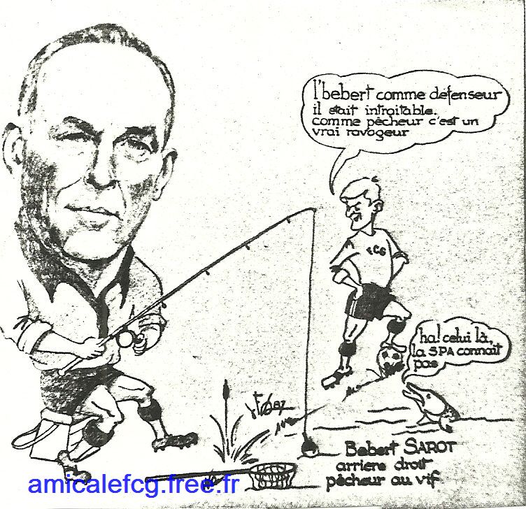 Caricature de Gilbert Sarot Caricature de Gilbert Sarot