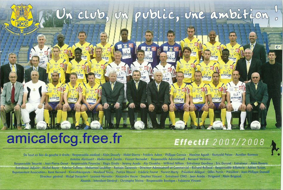 2007-08 Photo officielle Effectif D2 2007-08 Photo officielle Effectif D2
