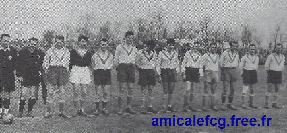1955 Amical contre REIMS