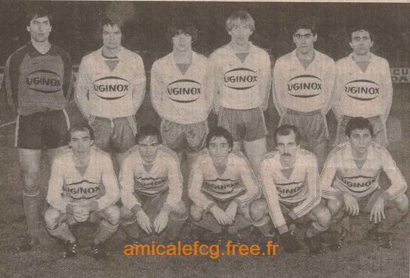 1983-84 Match D2 contre CANNES