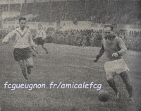 1955-56 Match CFA à LYON