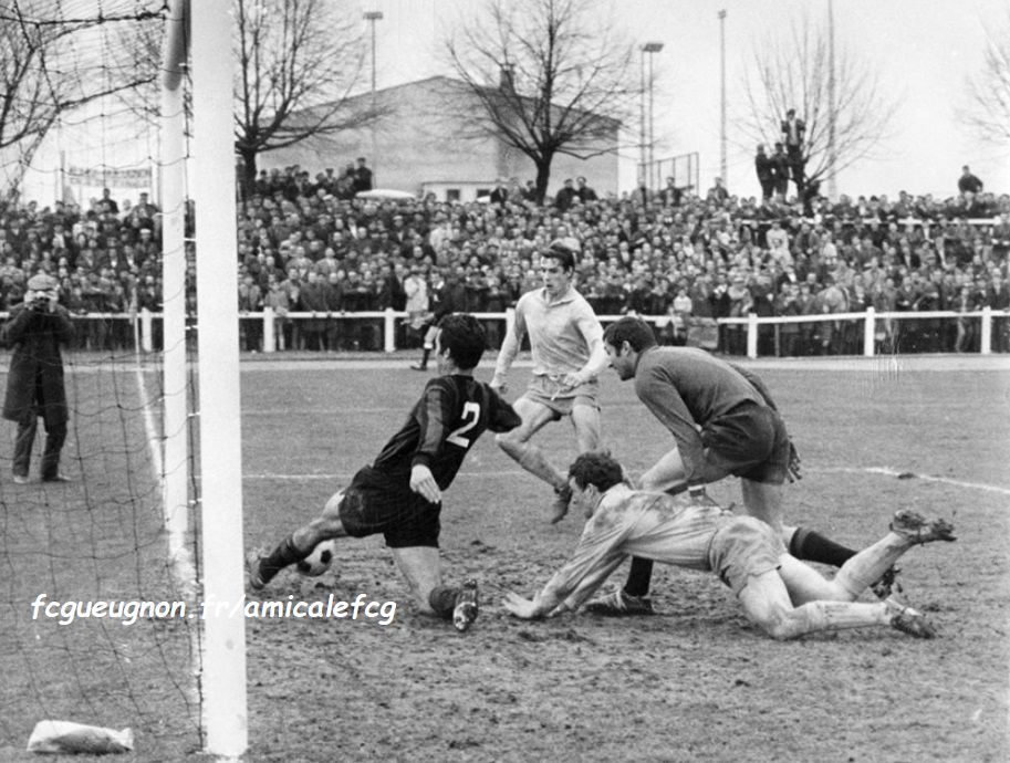 1968-69 Coupe de France - 1/8 de finale aller contre NICE