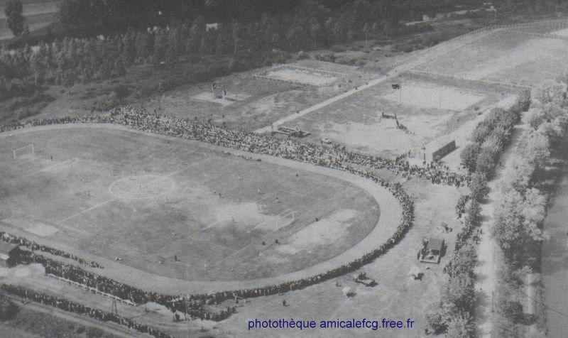 1952 Vue aérienne pour la Poule Finale du CFA